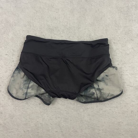 Lululemon Speed Up Shorts Womens Size 2 Gray Tie Dye Lined 2.5 Inseam W7TDR - Picture 13 of 14